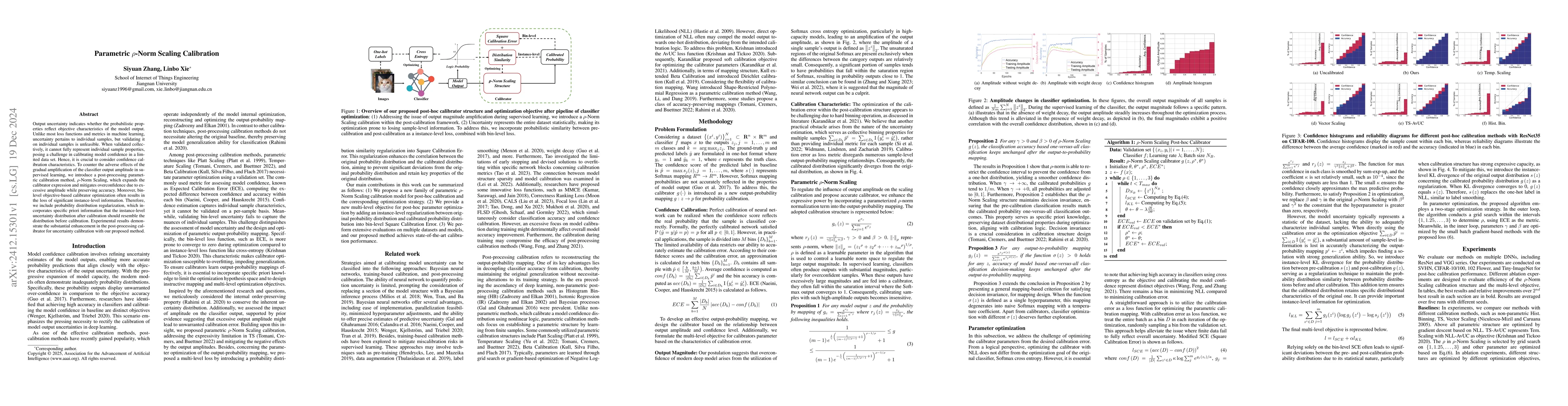 Thumbnail for Parametric $ρ$-Norm Scaling Calibration