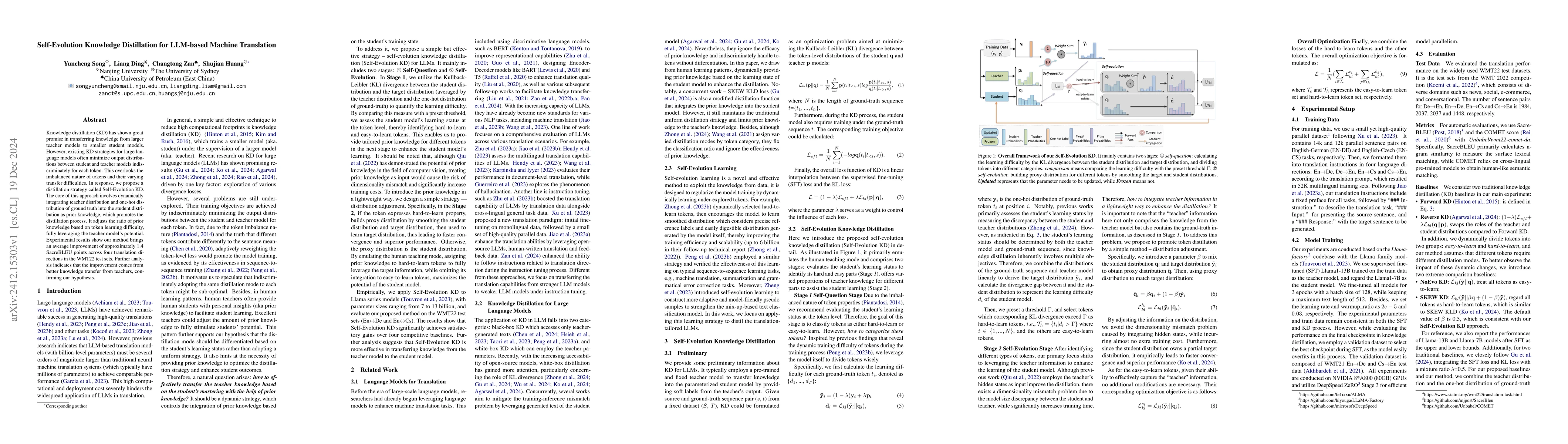 Thumbnail for Self-Evolution Knowledge Distillation for LLM-based Machine Translation