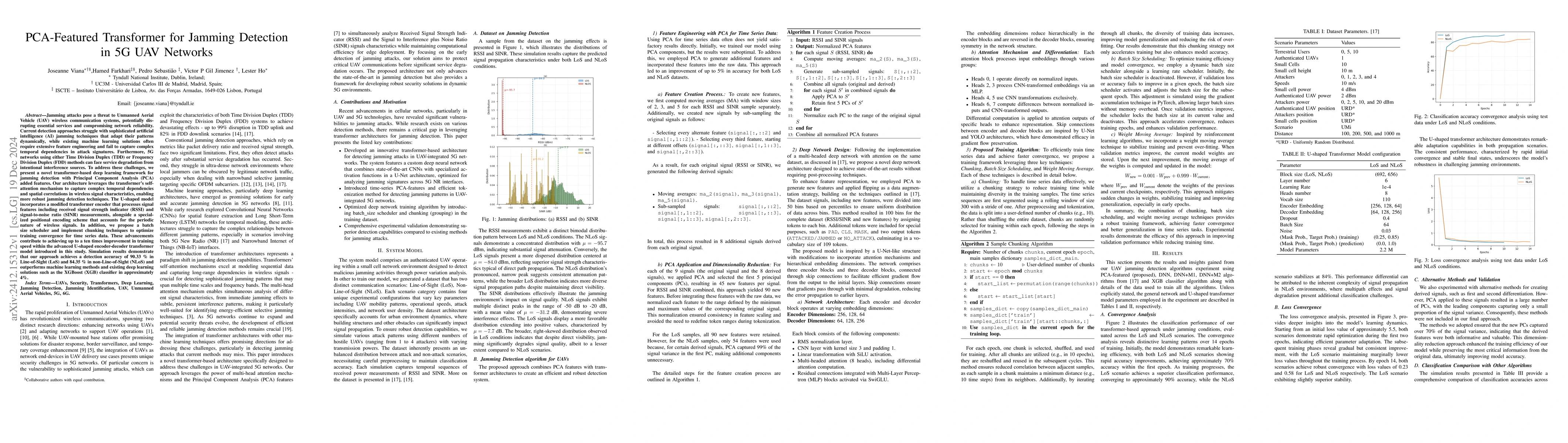 Thumbnail for PCA-Featured Transformer for Jamming Detection in 5G UAV Networks