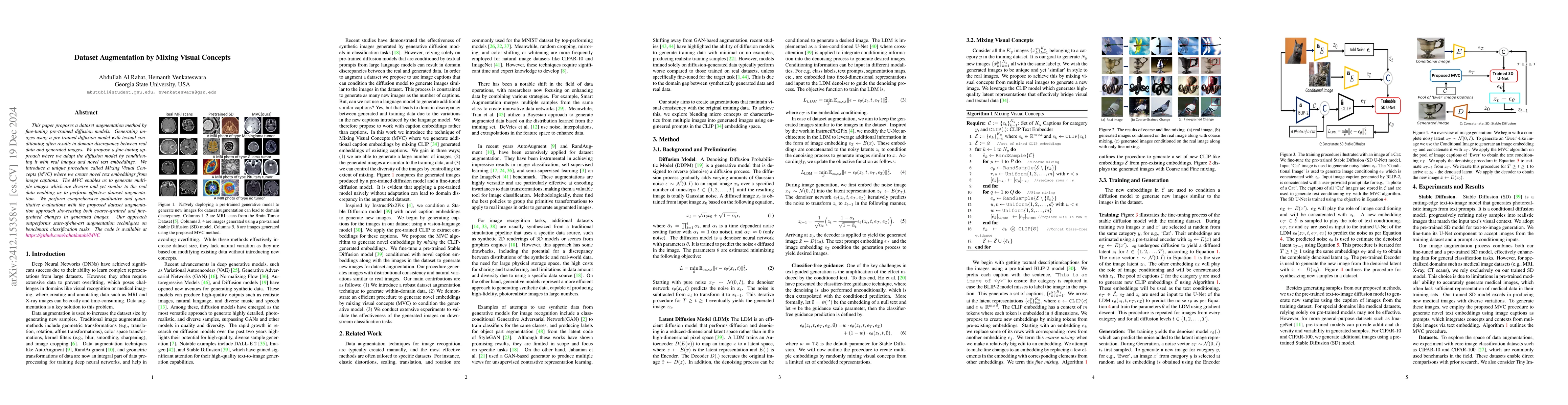 Thumbnail for Dataset Augmentation by Mixing Visual Concepts