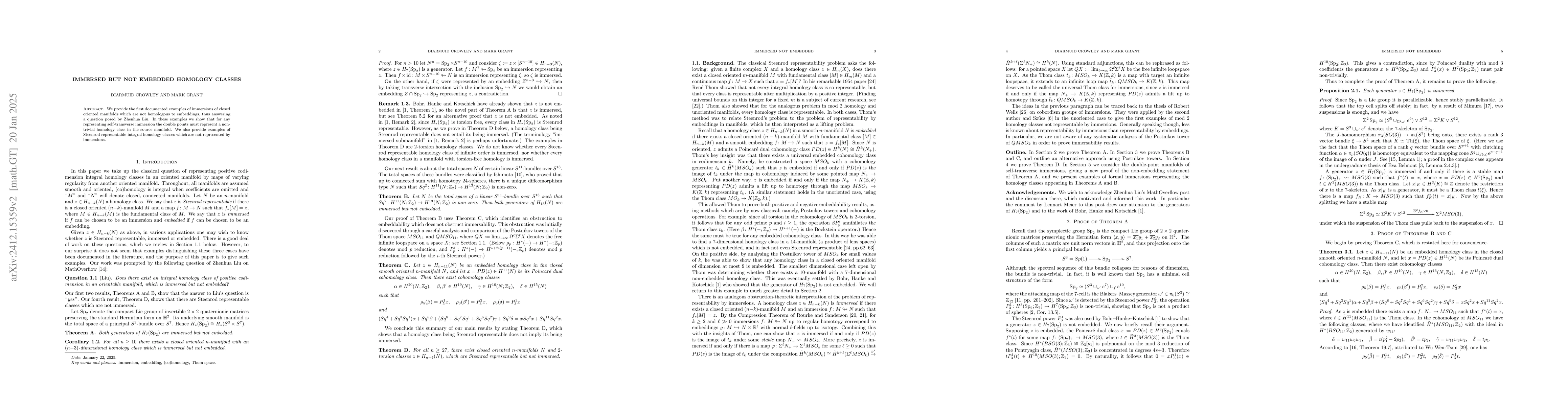 Thumbnail for Immersed but not embedded homology classes