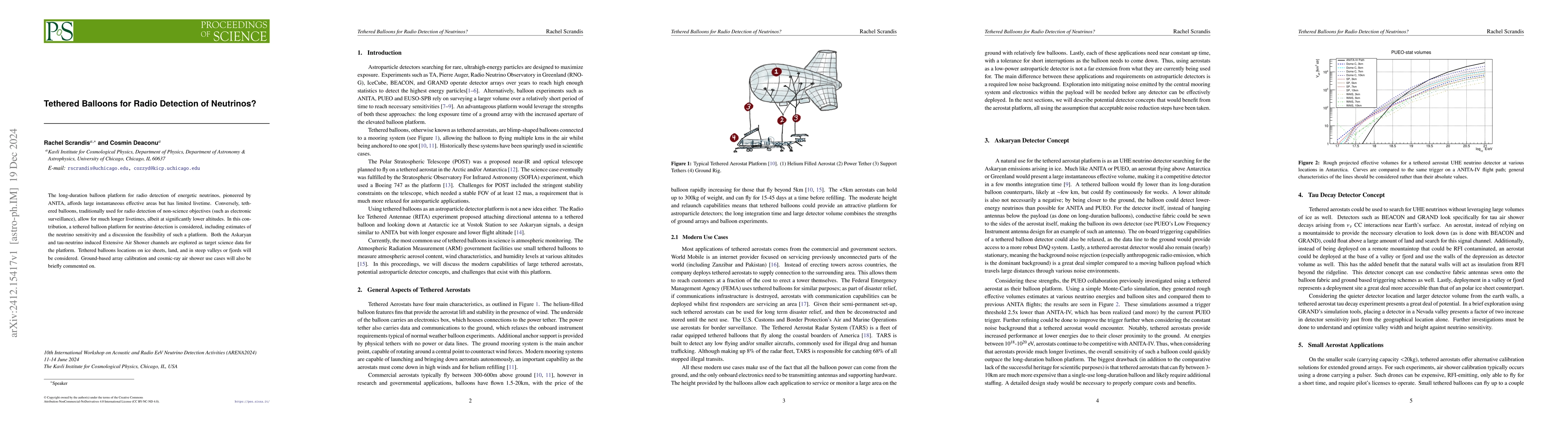 Thumbnail for Tethered Balloons for Radio Detection of Neutrinos?