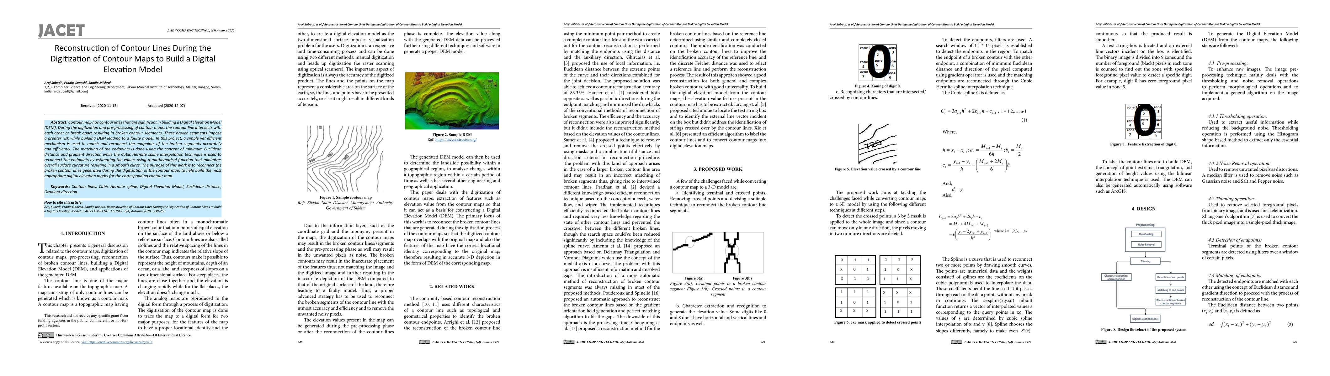 Thumbnail for Reconstruction of Contour Lines During the Digitization of Contour Maps
  to Build a Digital Elevation Model