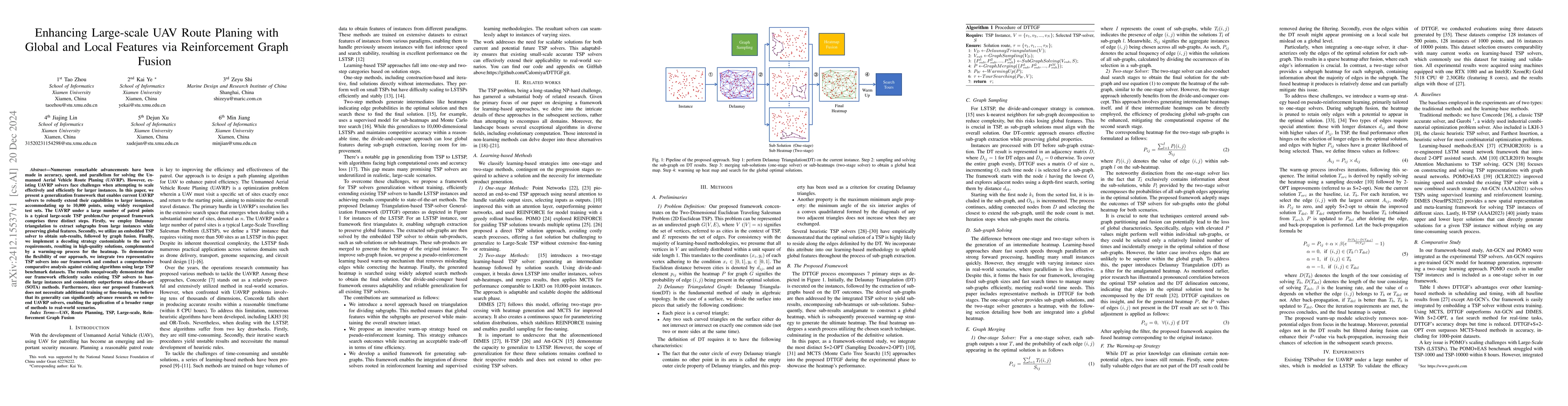 Thumbnail for Enhancing Large-scale UAV Route Planing with Global and Local Features
  via Reinforcement Graph Fusion