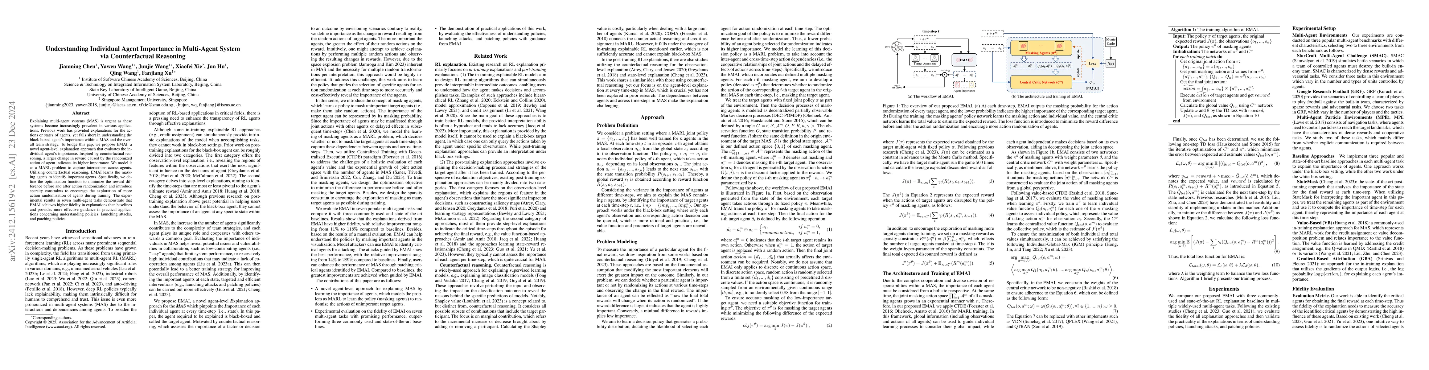 Thumbnail for Understanding Individual Agent Importance in Multi-Agent System via
  Counterfactual Reasoning