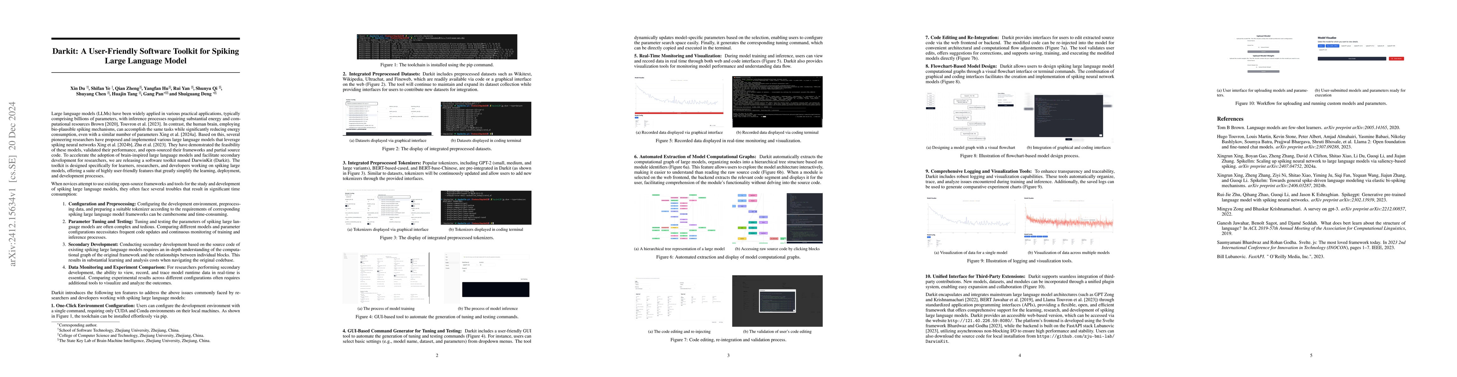 Thumbnail for Darkit: A User-Friendly Software Toolkit for Spiking Large Language
  Model
