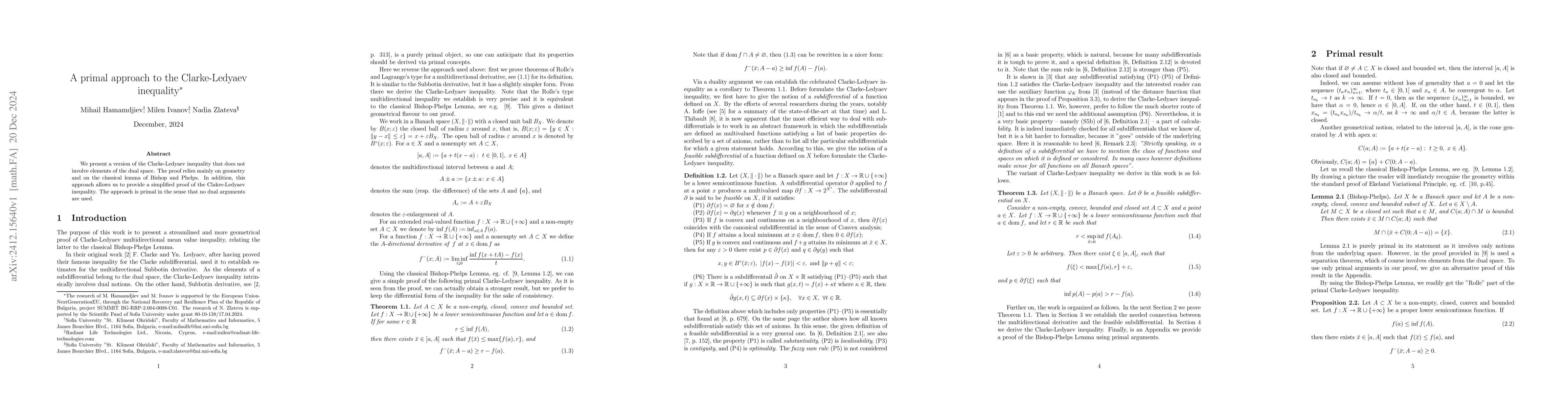 Thumbnail for A primal approach to the Clarke-Ledyaev inequality