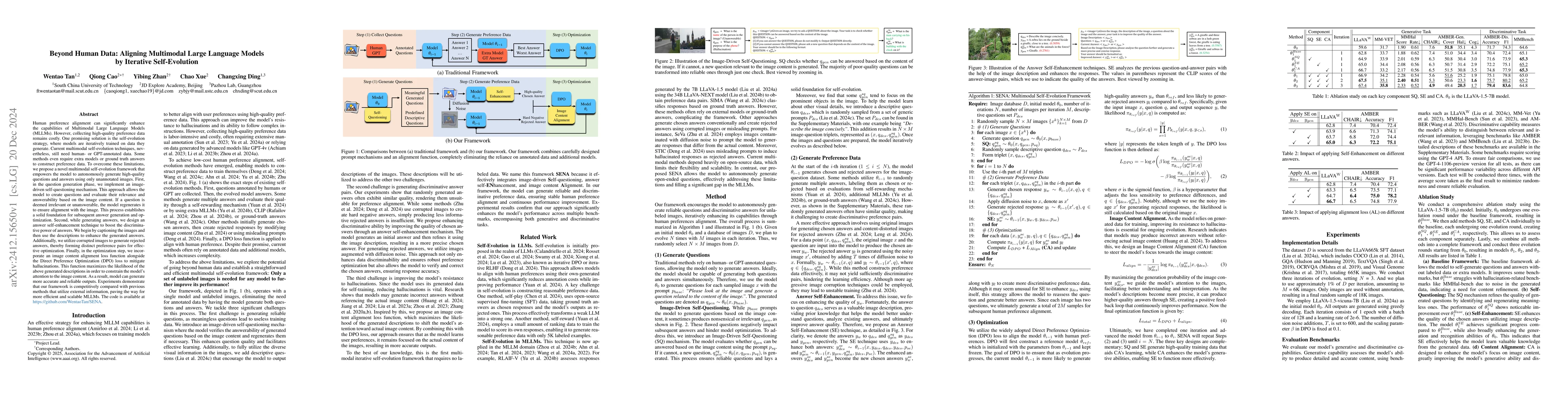 Thumbnail for Beyond Human Data: Aligning Multimodal Large Language Models by
  Iterative Self-Evolution