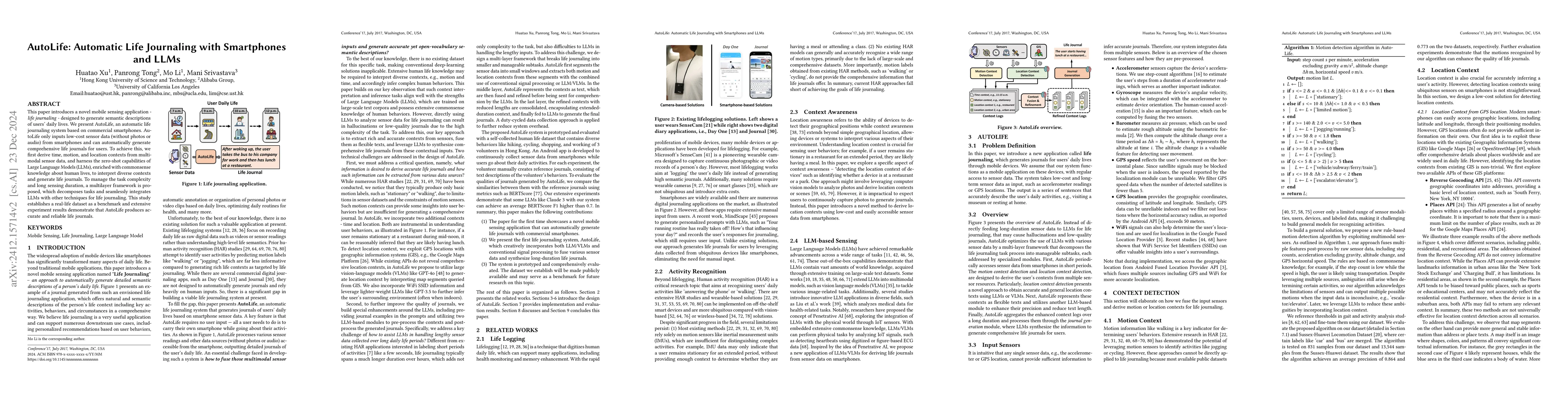 Thumbnail for AutoLife: Automatic Life Journaling with Smartphones and LLMs