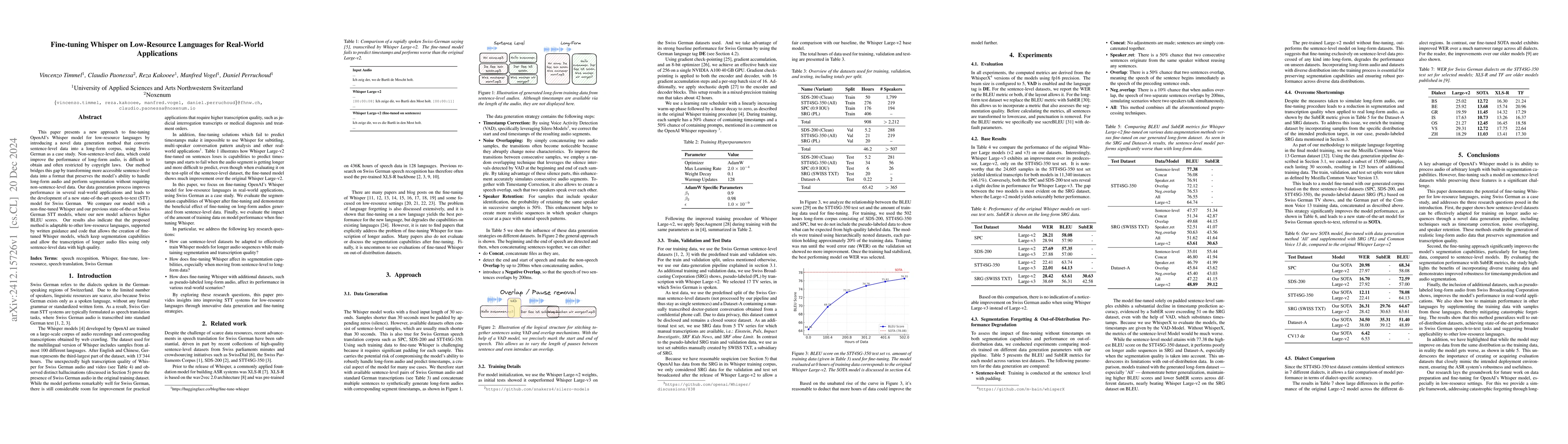 Thumbnail for Fine-tuning Whisper on Low-Resource Languages for Real-World
  Applications