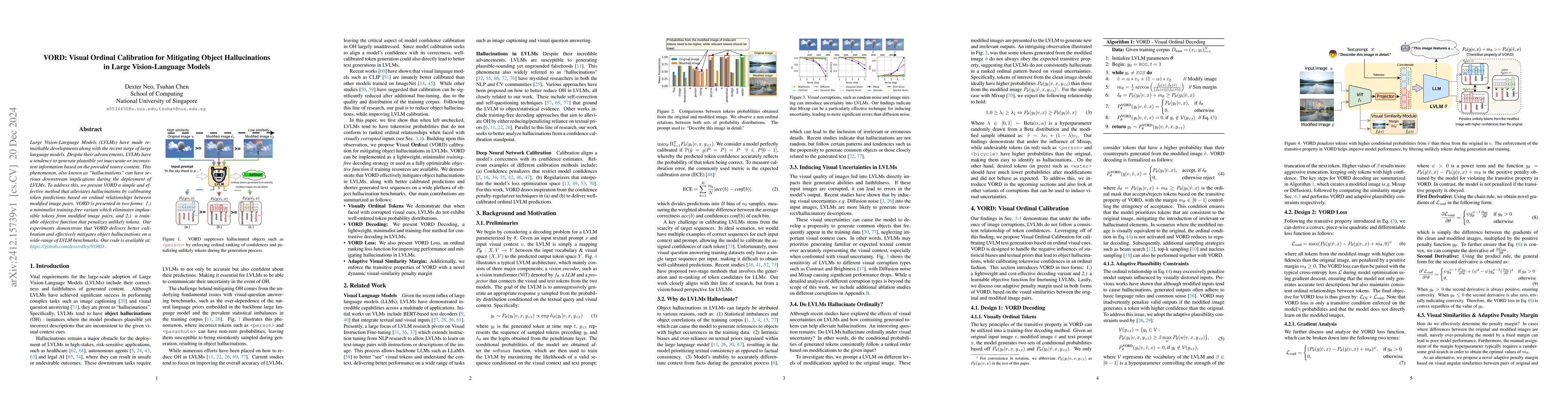 Thumbnail for VORD: Visual Ordinal Calibration for Mitigating Object Hallucinations in
  Large Vision-Language Models