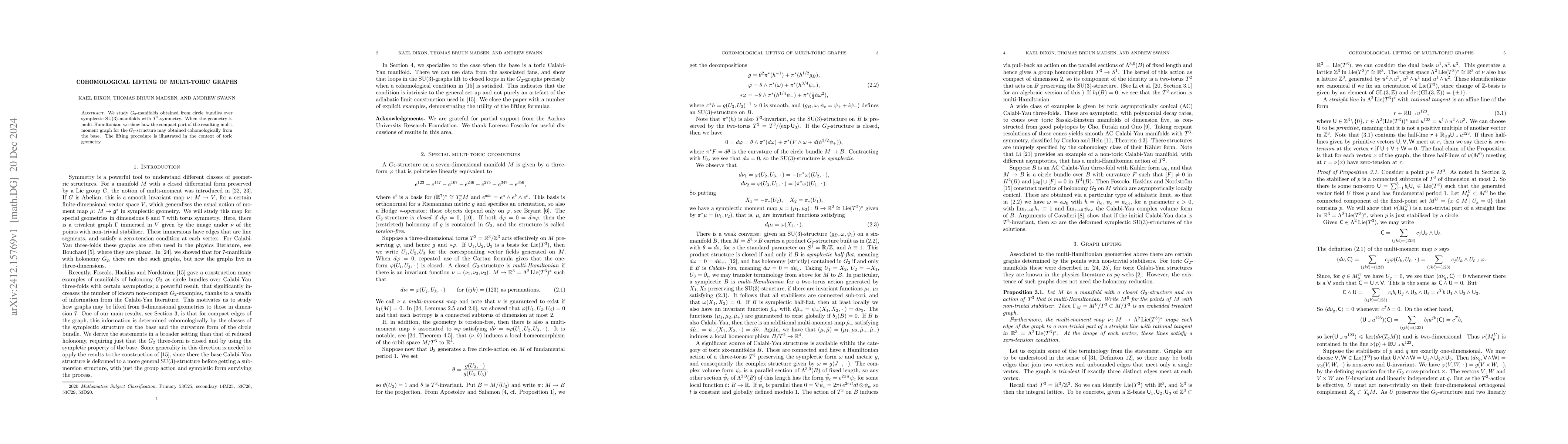 Thumbnail for Cohomological lifting of multi-toric graphs