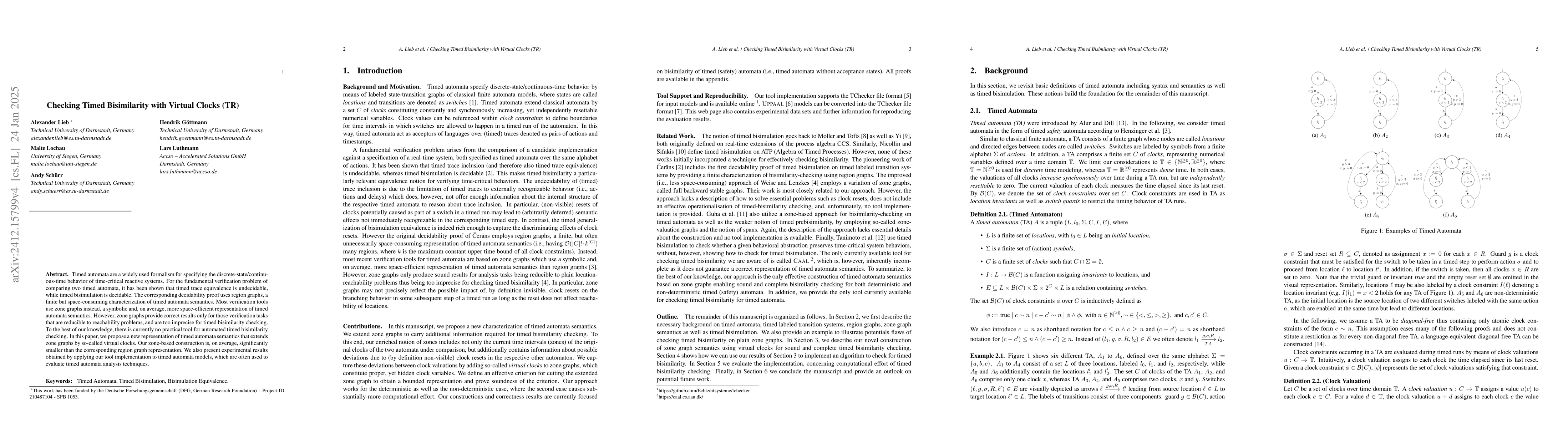 Thumbnail for Checking Timed Bisimilarity with Virtual Clocks