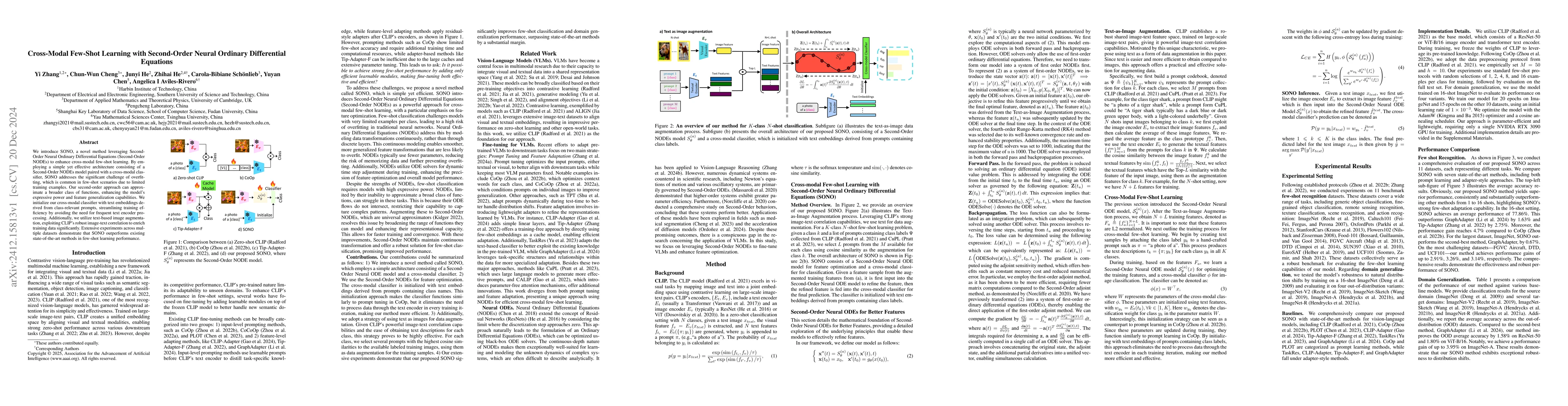 Thumbnail for Cross-Modal Few-Shot Learning with Second-Order Neural Ordinary
  Differential Equations