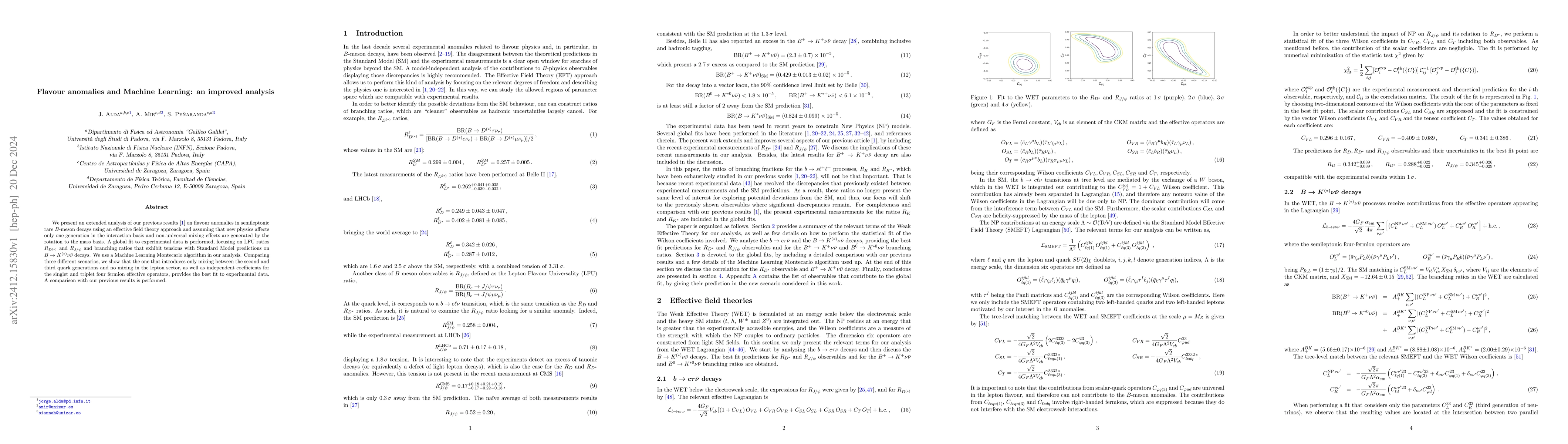 Thumbnail for Flavour anomalies and Machine Learning: an improved analysis