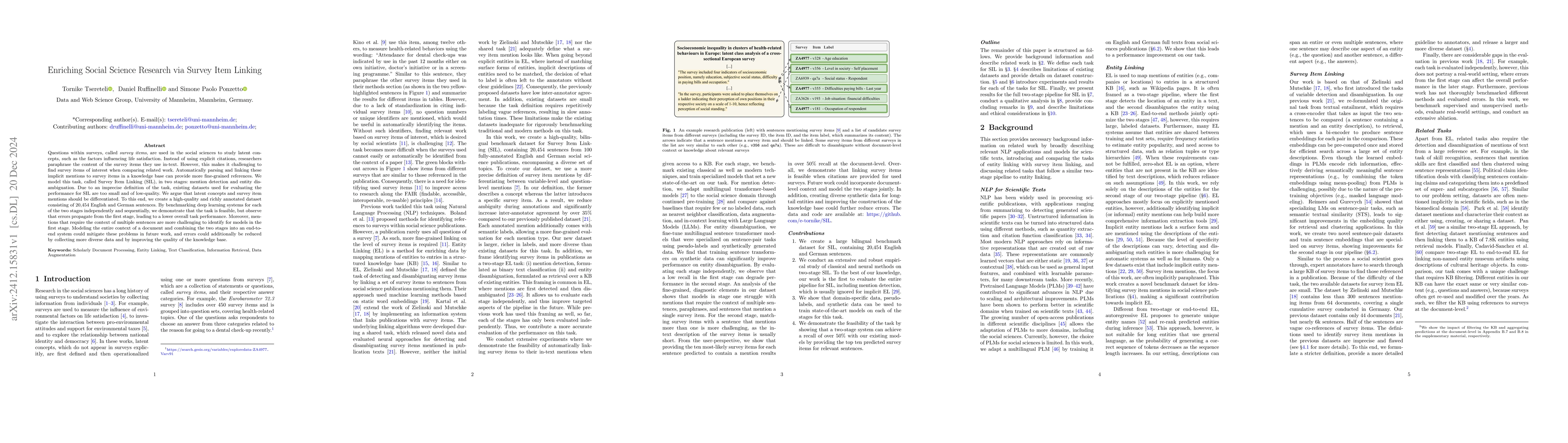 Thumbnail for Enriching Social Science Research via Survey Item Linking