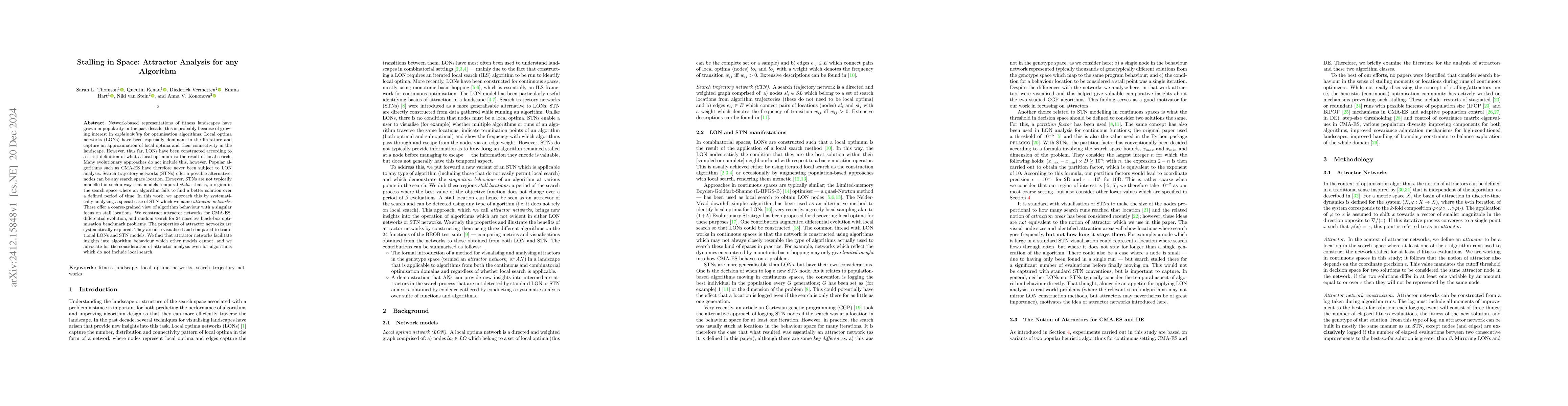 Thumbnail for Stalling in Space: Attractor Analysis for any Algorithm