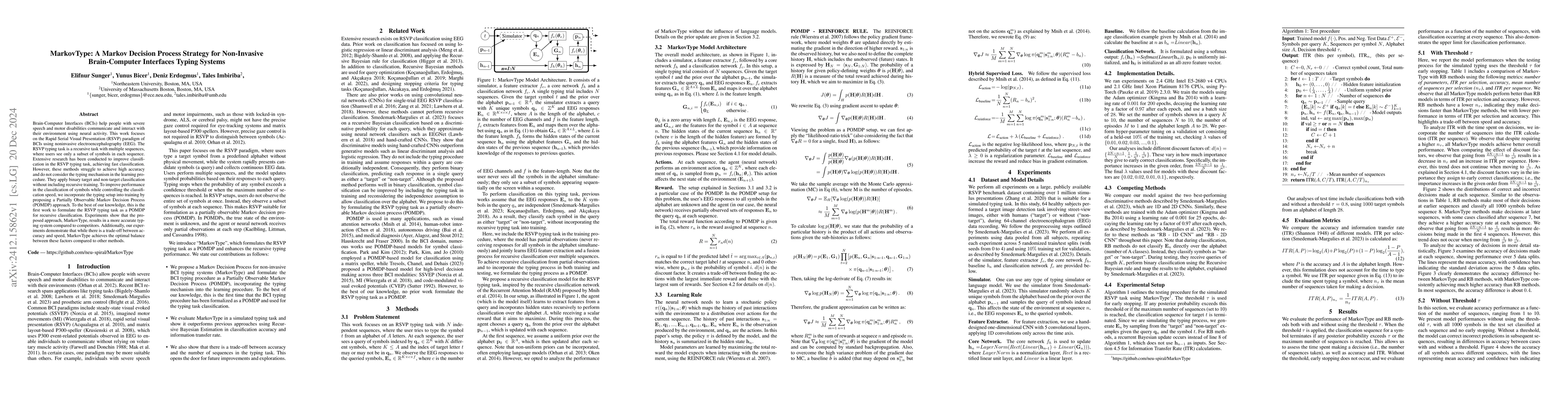 Thumbnail for MarkovType: A Markov Decision Process Strategy for Non-Invasive
  Brain-Computer Interfaces Typing Systems