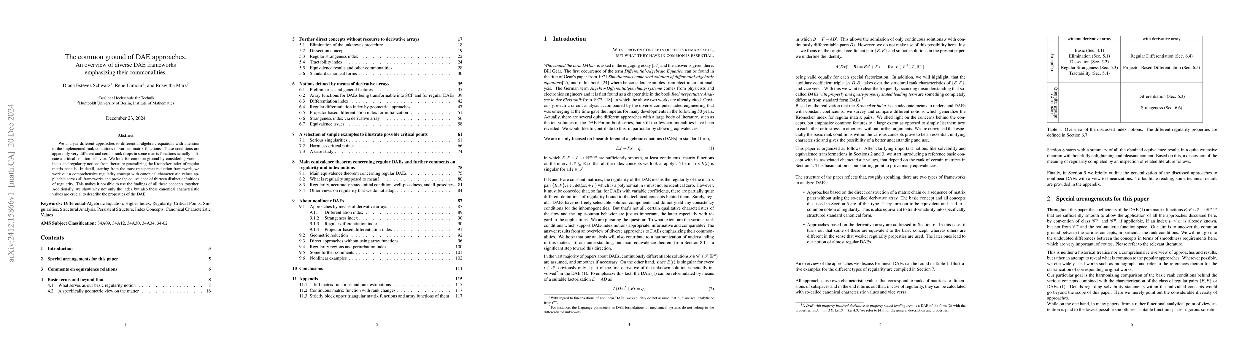 Thumbnail for The common ground of DAE approaches. An overview of diverse DAE
  frameworks emphasizing their commonalities