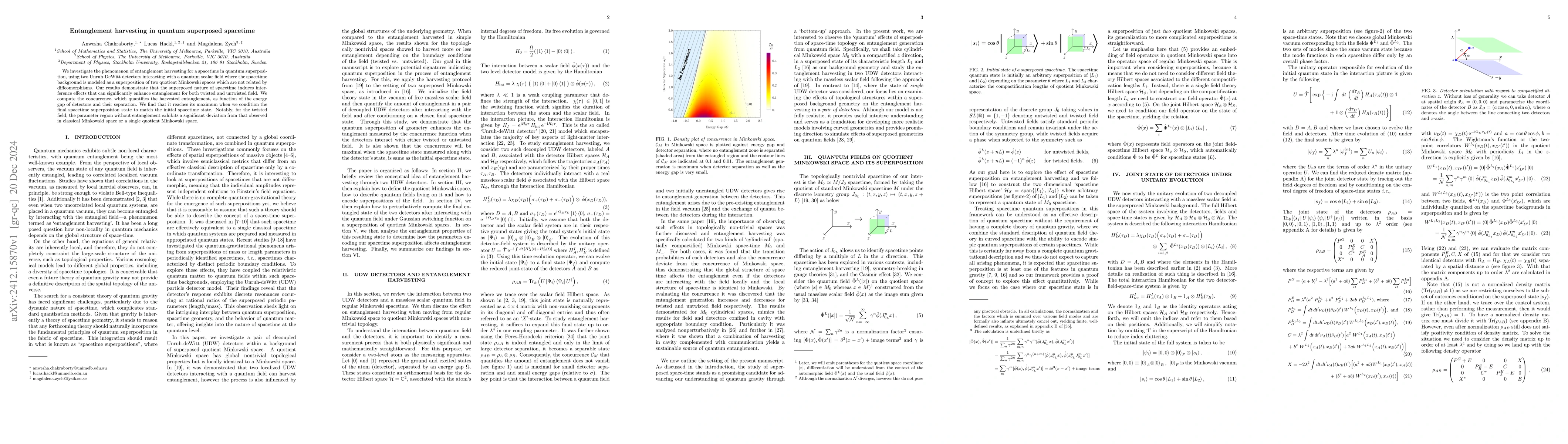 Thumbnail for Entanglement harvesting in quantum superposed spacetime