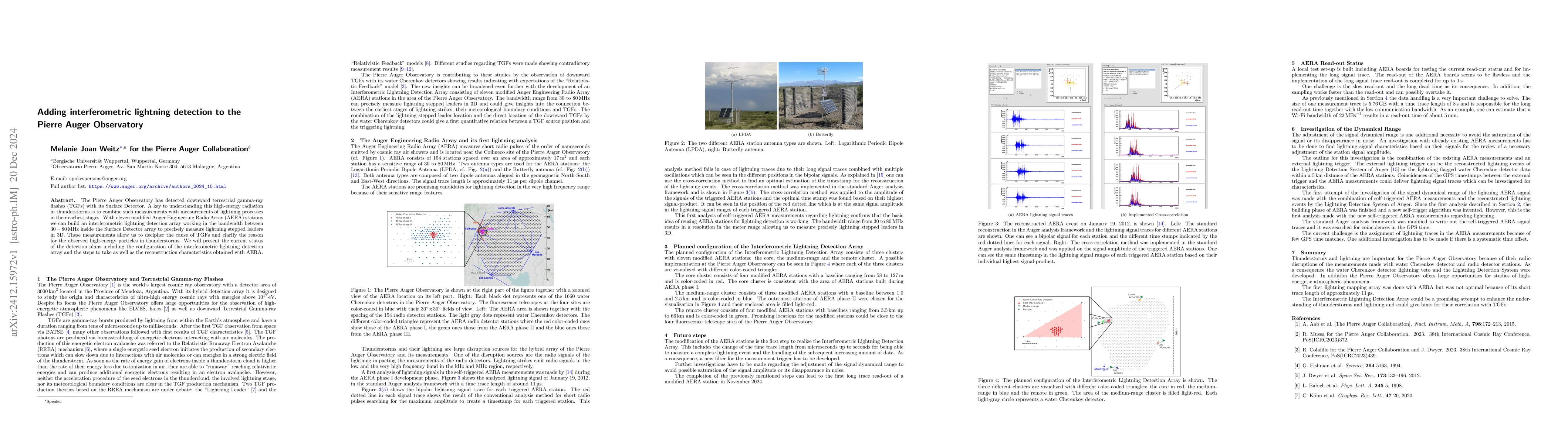 Thumbnail for Adding interferometric lightning detection to the Pierre Auger
  Observatory