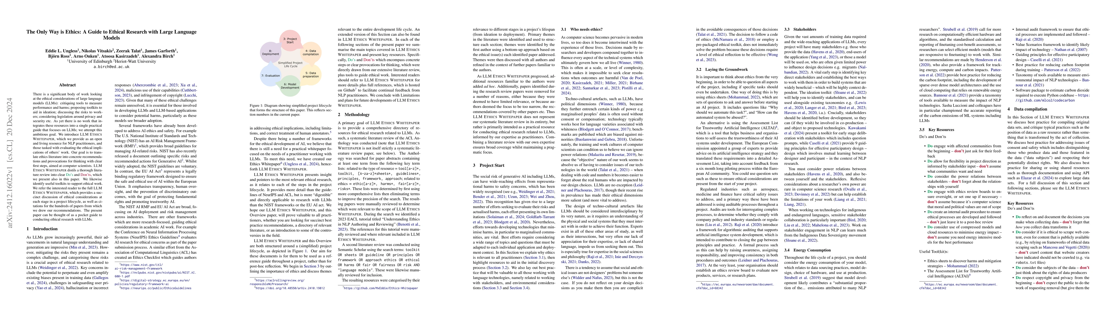 Thumbnail for The Only Way is Ethics: A Guide to Ethical Research with Large Language
  Models