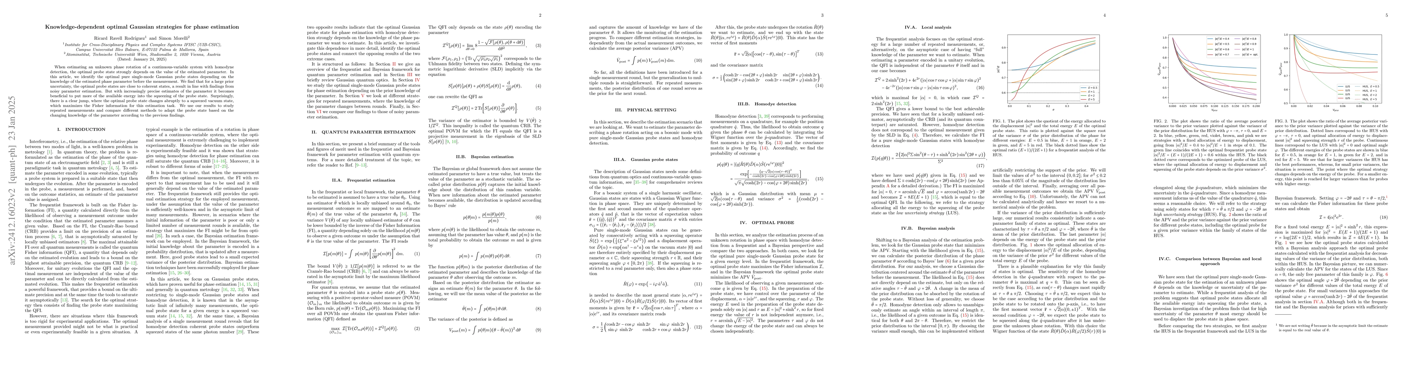 Thumbnail for Knowledge-dependent optimal Gaussian strategies for phase estimation