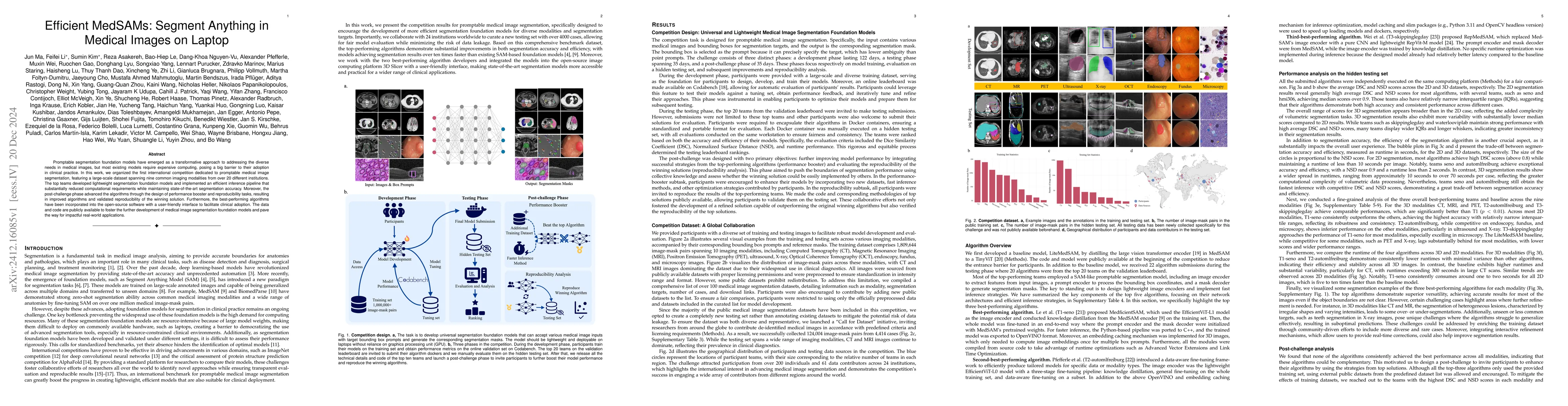 Thumbnail for Efficient MedSAMs: Segment Anything in Medical Images on Laptop