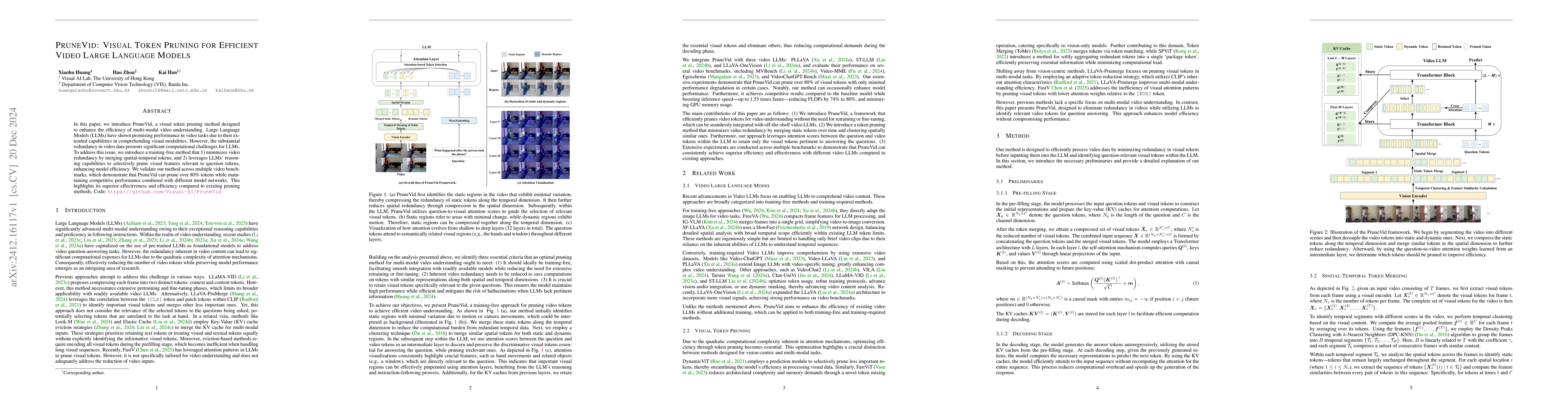 Thumbnail for PruneVid: Visual Token Pruning for Efficient Video Large Language Models