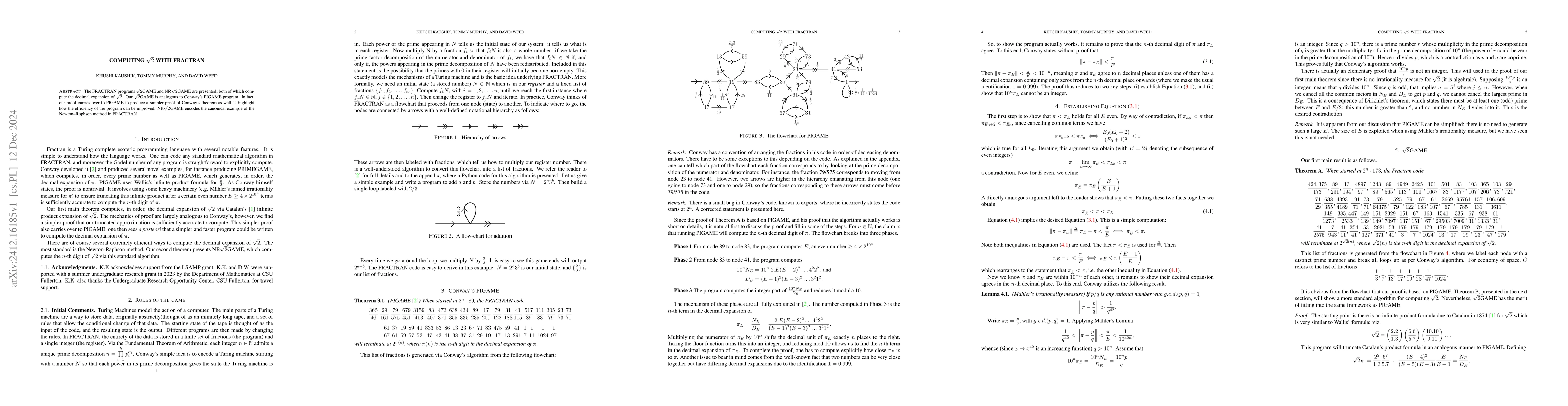 Thumbnail for Computing $\sqrt{2}$ with FRACTRAN