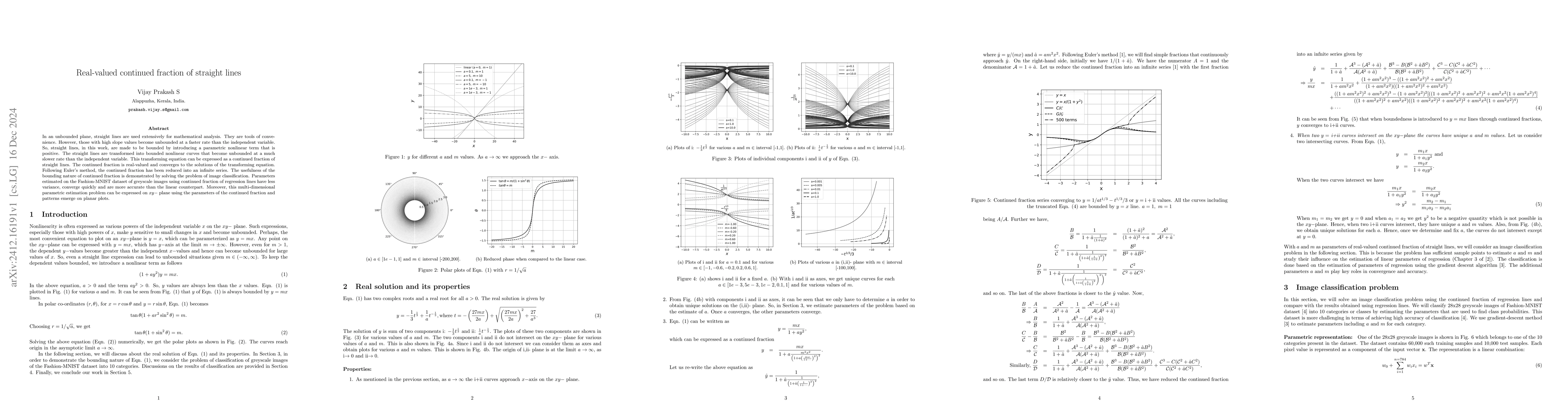 Thumbnail for Real-valued continued fraction of straight lines