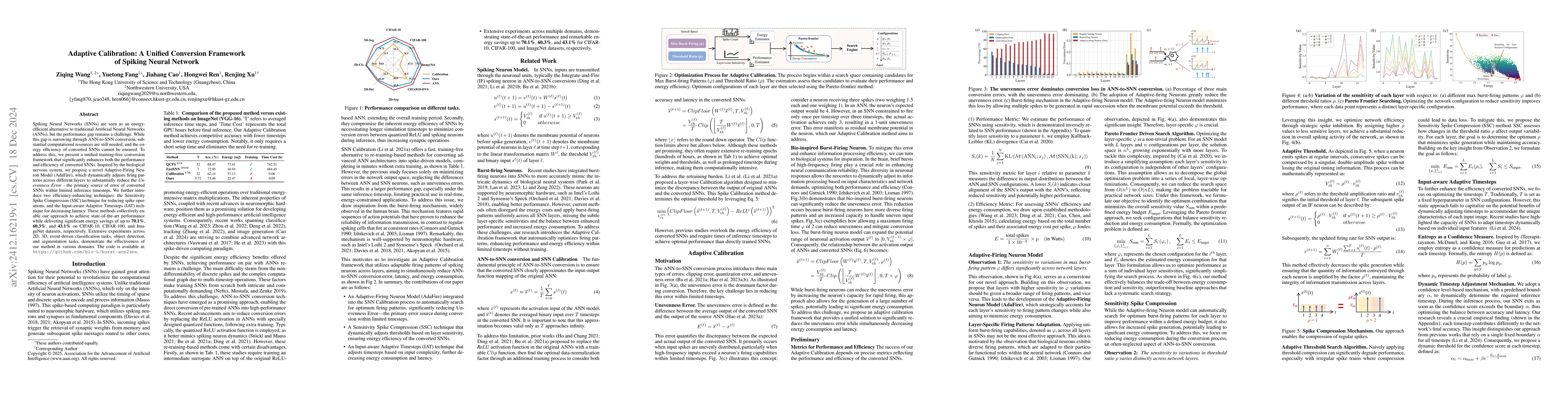 Thumbnail for Adaptive Calibration: A Unified Conversion Framework of Spiking Neural
  Network