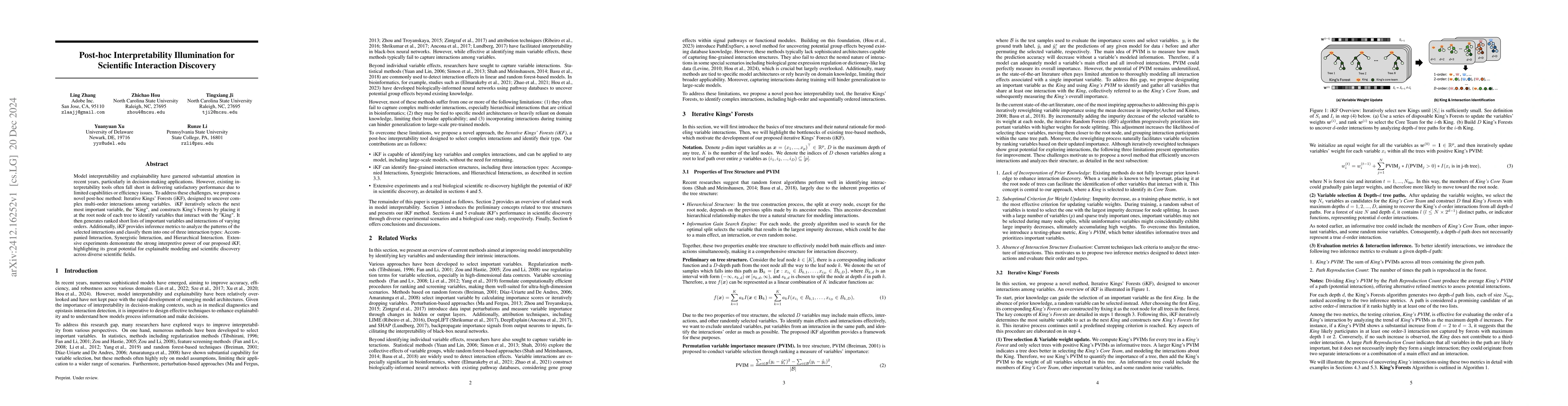 Thumbnail for Post-hoc Interpretability Illumination for Scientific Interaction
  Discovery