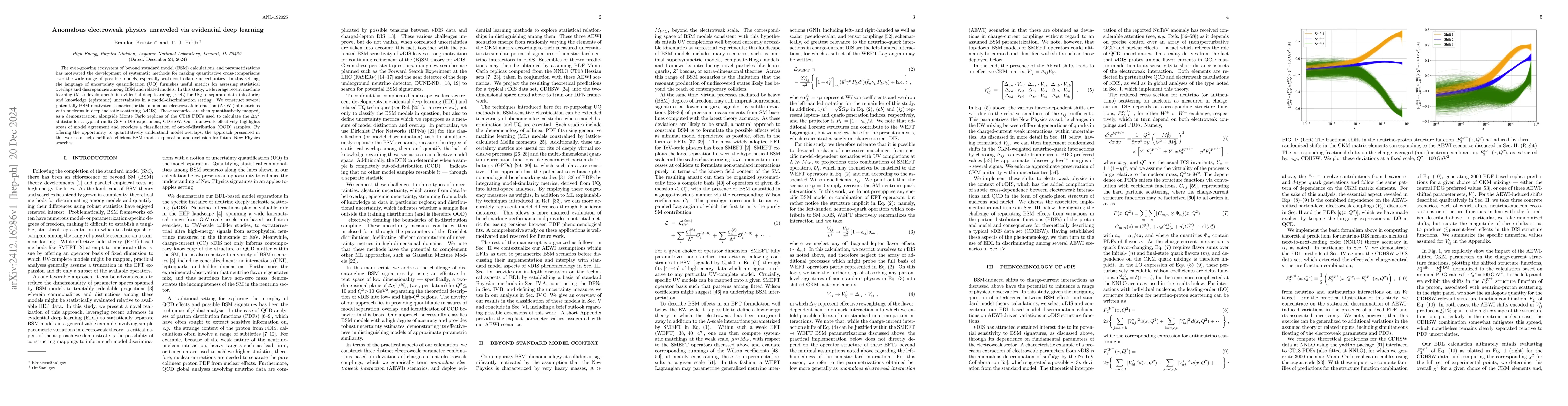 Thumbnail for Anomalous electroweak physics unraveled via evidential deep learning