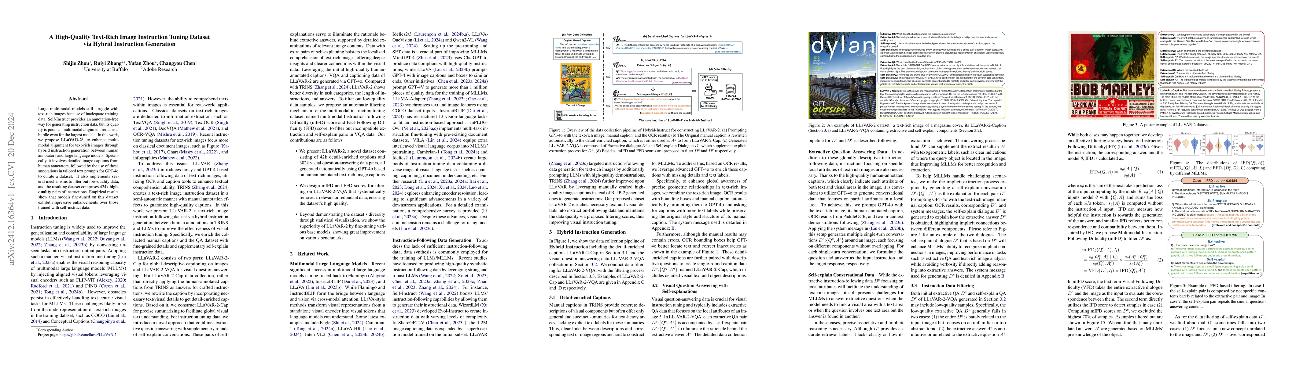 Thumbnail for A High-Quality Text-Rich Image Instruction Tuning Dataset via Hybrid
  Instruction Generation
