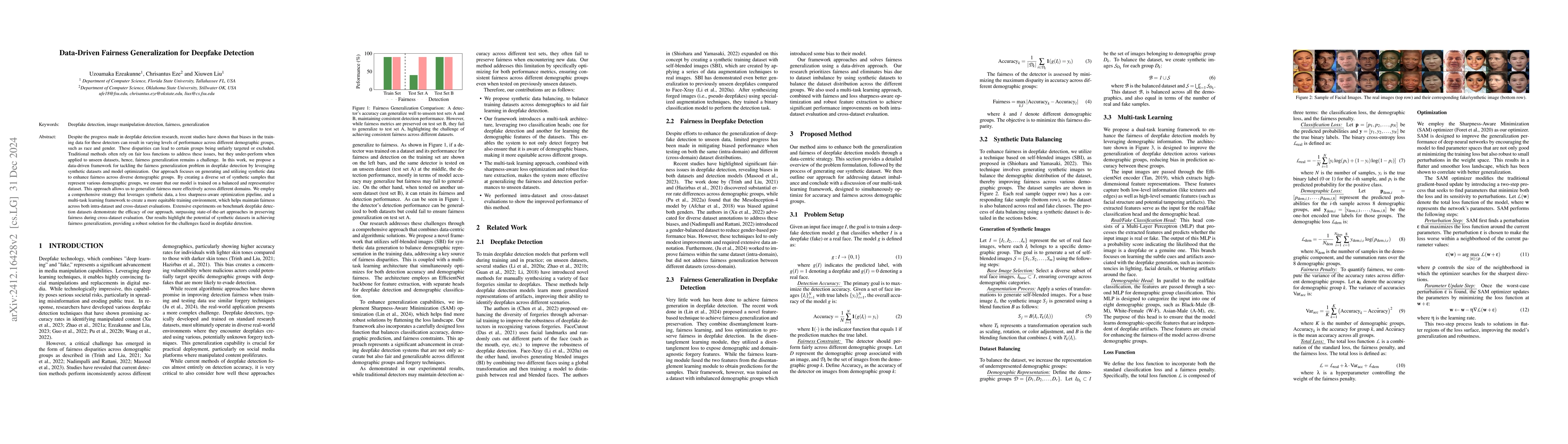 Thumbnail for Deepfake detection, image manipulation detection, fairness,
  generalization