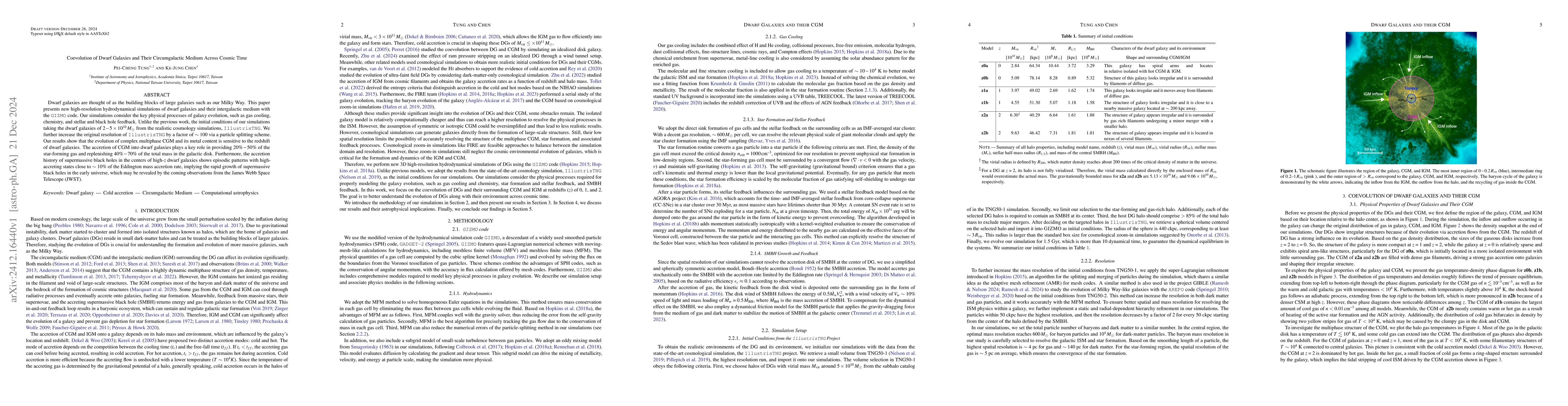 Thumbnail for Coevolution of Dwarf Galaxies and Their Circumgalactic Medium Across
  Cosmic Time