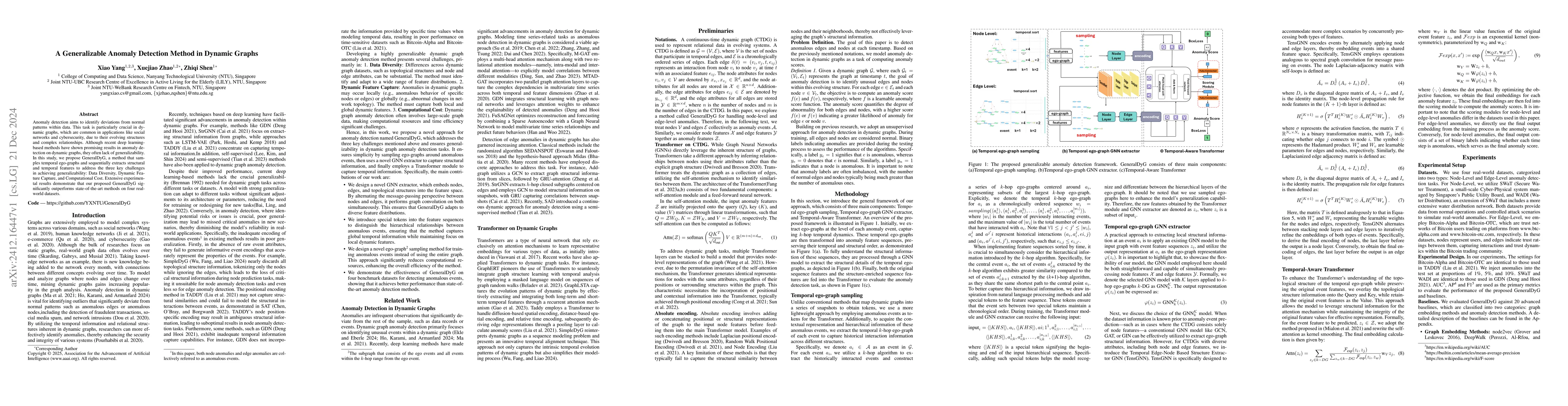 Thumbnail for A Generalizable Anomaly Detection Method in Dynamic Graphs
