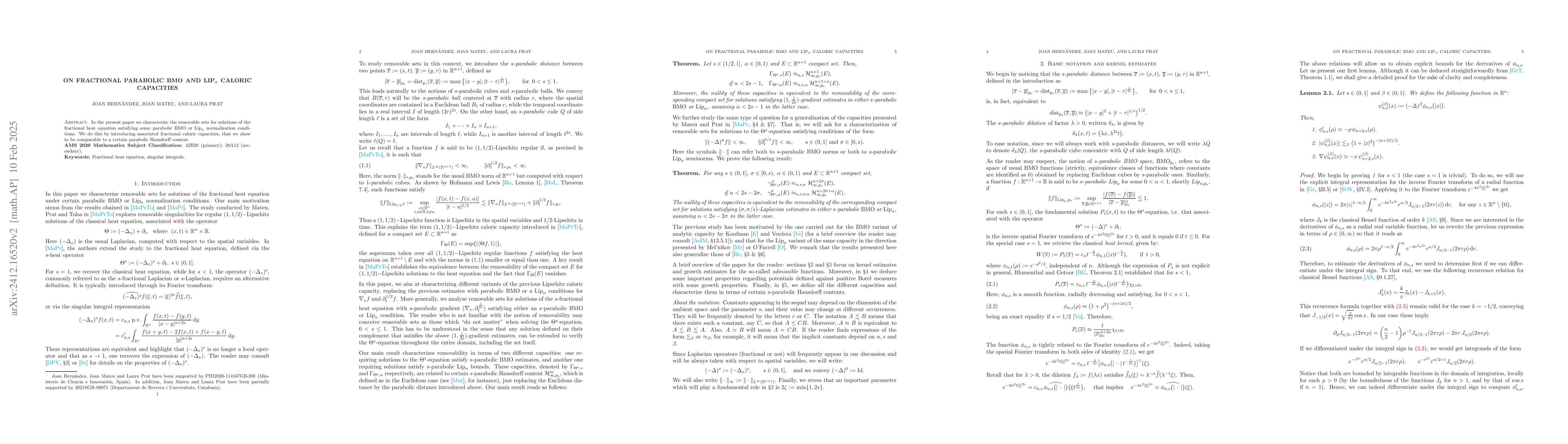 Thumbnail for On fractional parabolic $\text{BMO}$ and $\text{Lip}_α$ caloric
  capacities