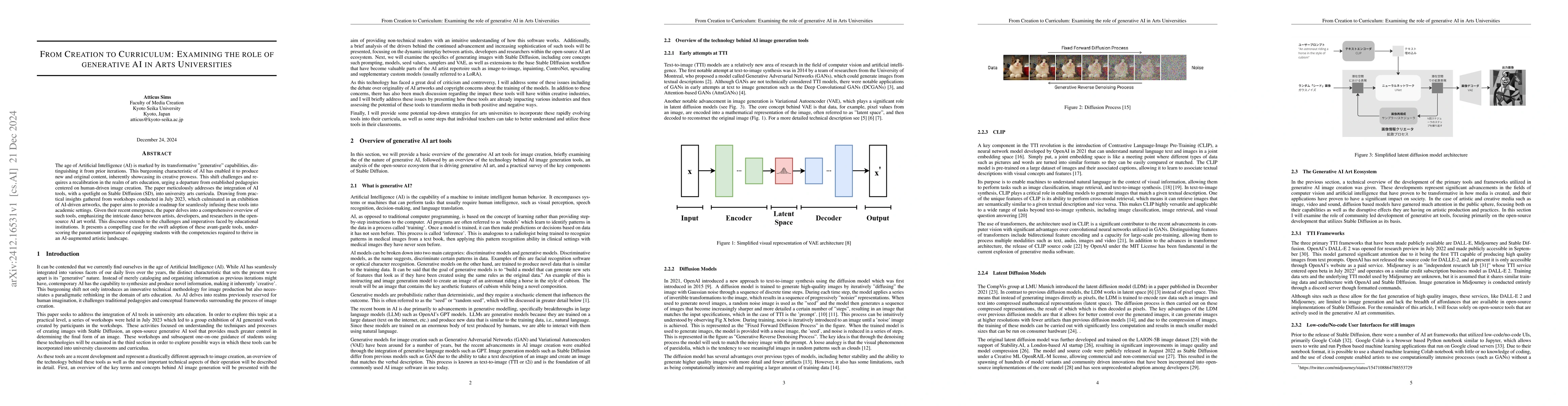 Thumbnail for From Creation to Curriculum: Examining the role of generative AI in Arts
  Universities
