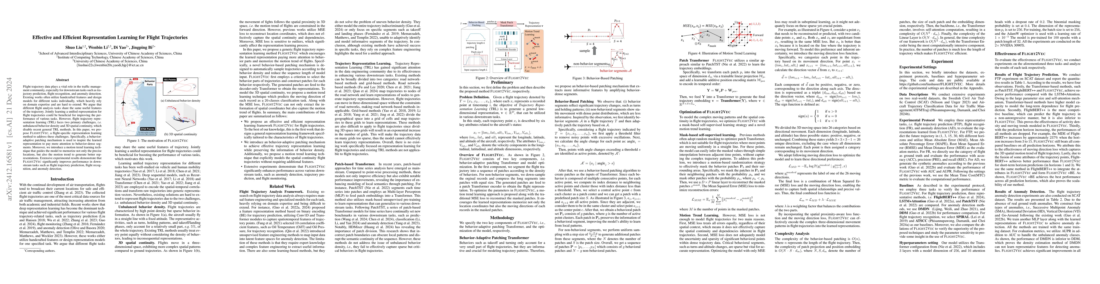Thumbnail for Effective and Efficient Representation Learning for Flight Trajectories