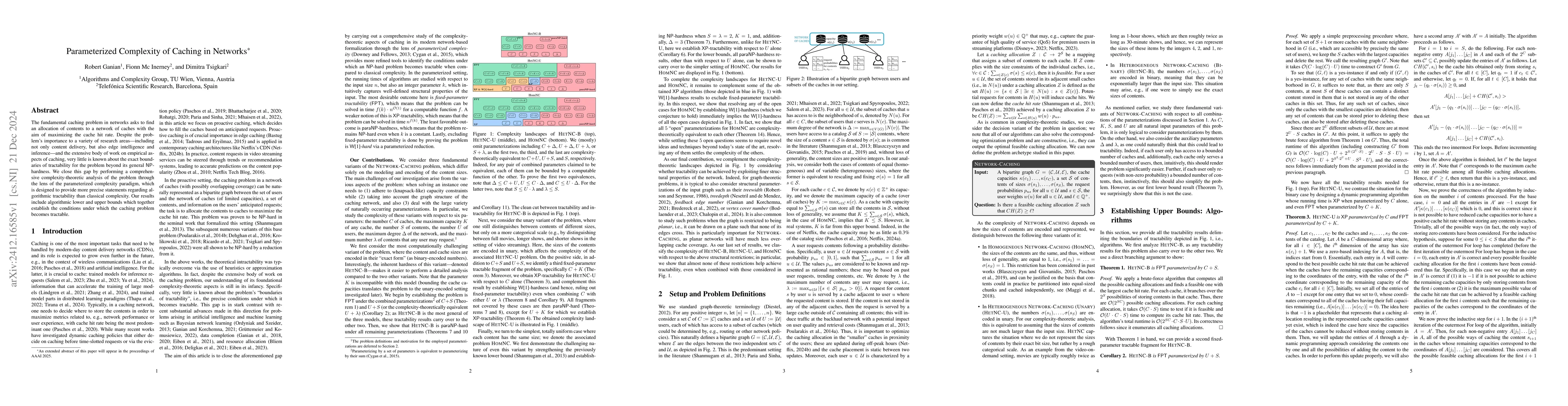 Thumbnail for Parameterized Complexity of Caching in Networks
