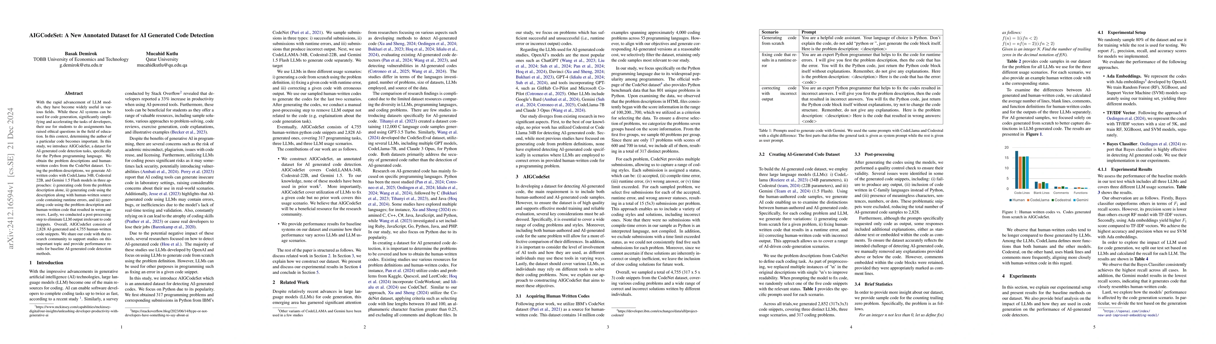 Thumbnail for AIGCodeSet: A New Annotated Dataset for AI Generated Code Detection