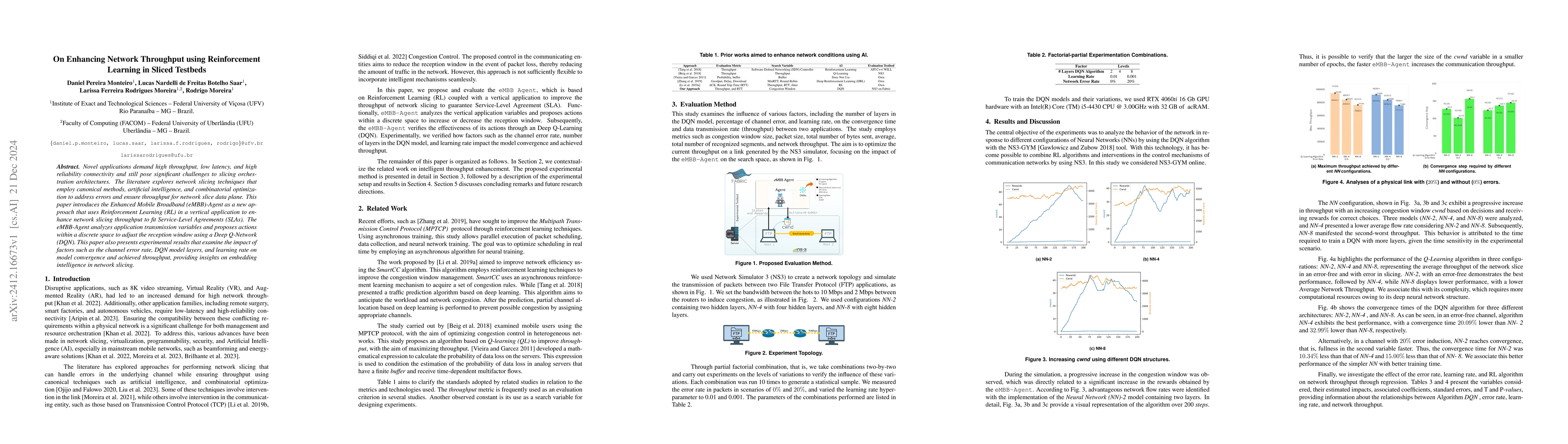 Thumbnail for On Enhancing Network Throughput using Reinforcement Learning in Sliced
  Testbeds