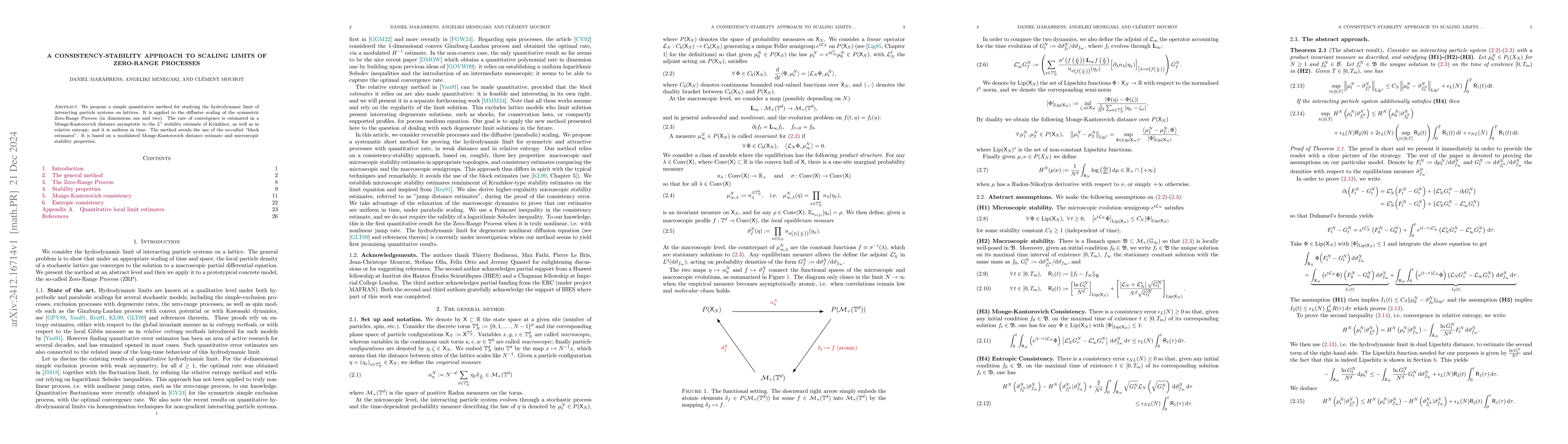 Thumbnail for A consistency-stability approach to scaling limits of zero-range
  processes