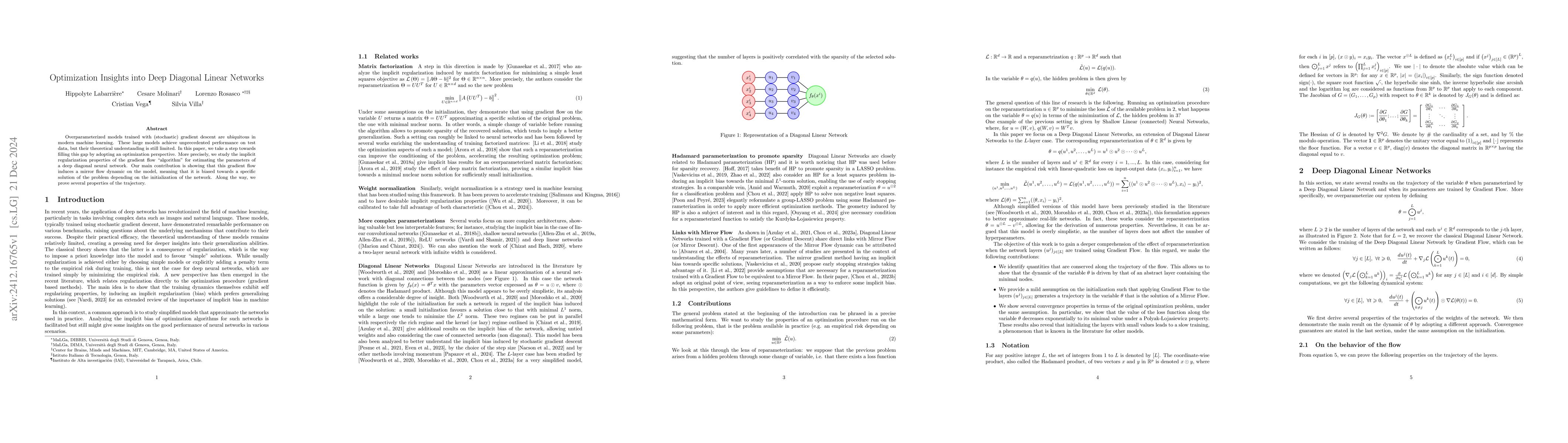 Thumbnail for Optimization Insights into Deep Diagonal Linear Networks