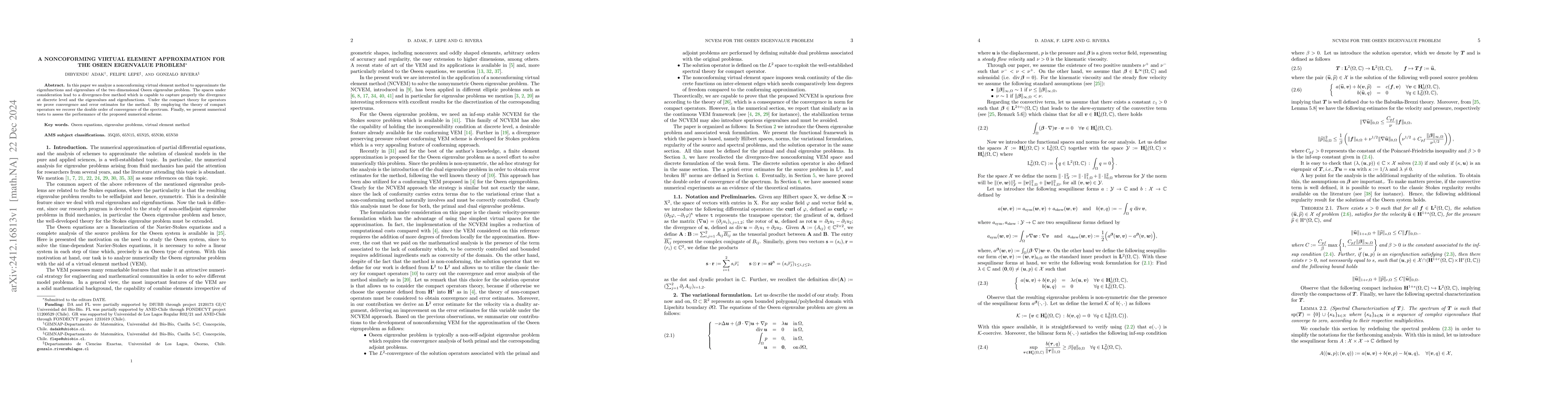 Thumbnail for A noncoforming virtual element approximation for the Oseen eigenvalue
  problem