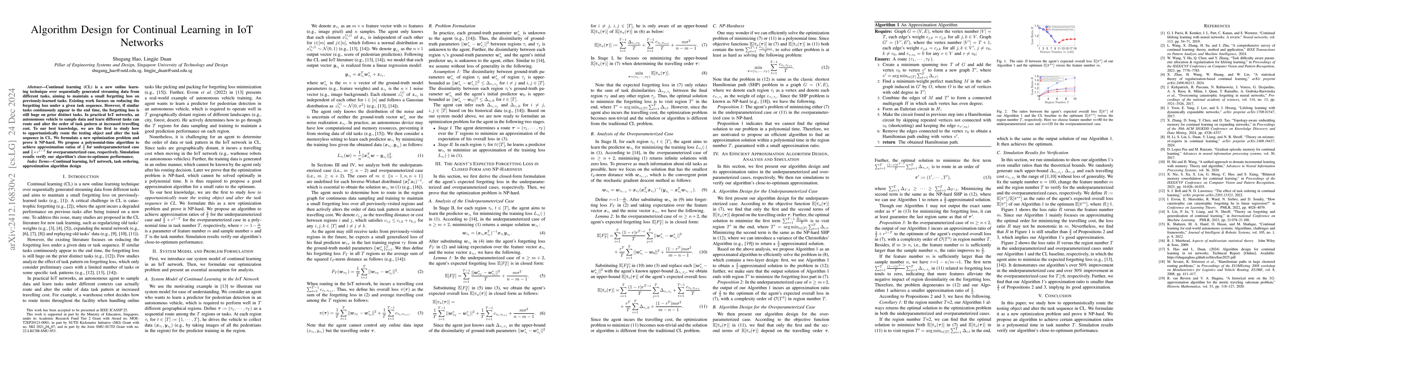 Thumbnail for Algorithm Design for Continual Learning in IoT Networks