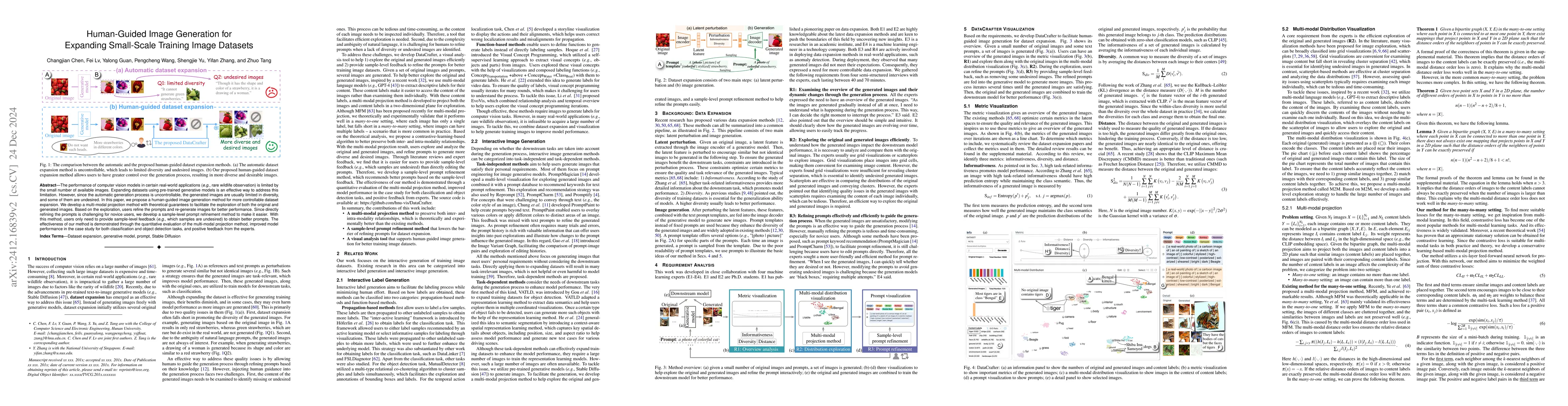Thumbnail for Human-Guided Image Generation for Expanding Small-Scale Training Image
  Datasets