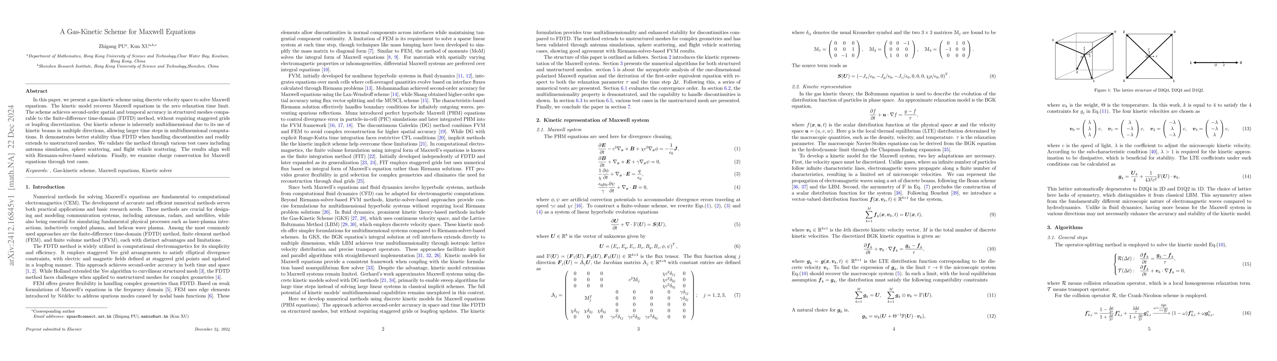 Thumbnail for A Gas-Kinetic Scheme for Maxwell Equations